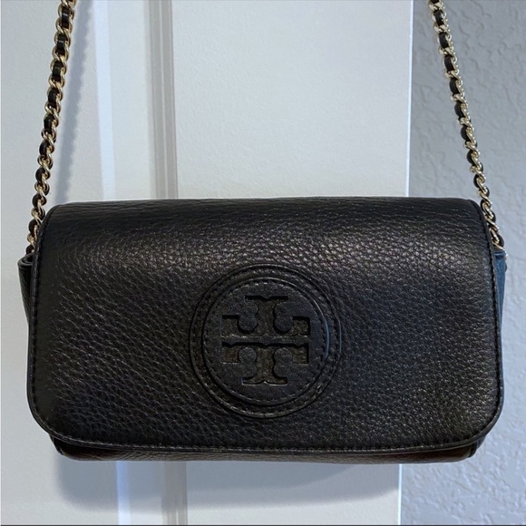 Tory Burch Bags Black Tory Burch Mini Cross Body Mini Bag With Gold